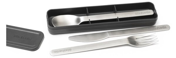 Set di posate da viaggio argentato in acciaio inox 3 pz Make & Take - Brabantia
