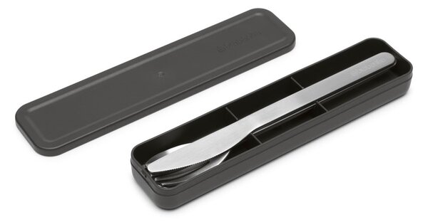 Set di posate da viaggio argentato in acciaio inox 3 pz Make & Take - Brabantia