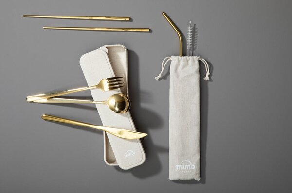 Posate in acciaio inox color oro 6 pezzi Mimo - Premier Housewares