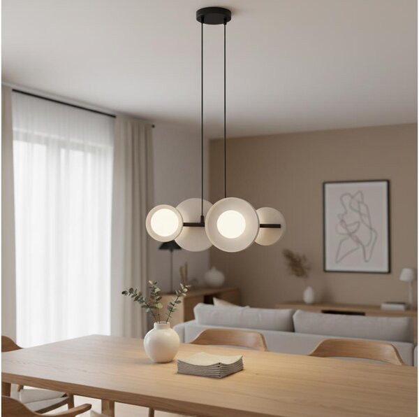 Lampadario a cavo MODELLO 4xG9/8W/230V bianco