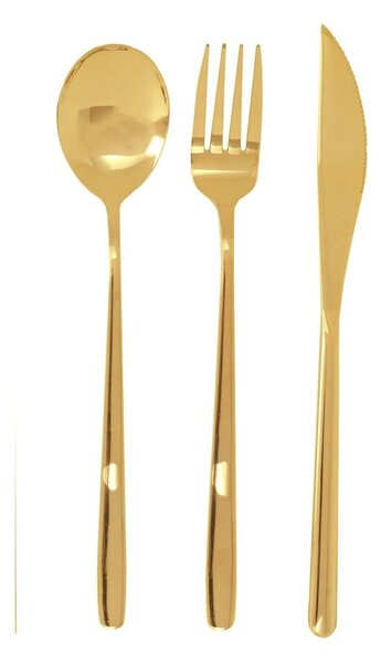 Posate in acciaio inox color oro 6 pezzi Mimo - Premier Housewares
