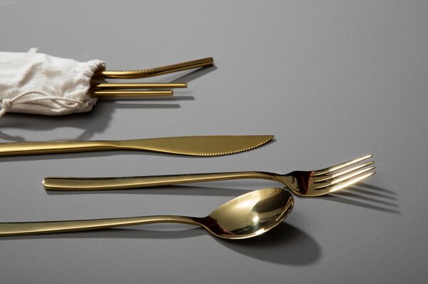 Posate in acciaio inox color oro 6 pezzi Mimo - Premier Housewares