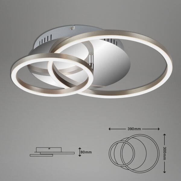 Briloner 3222-018 - Plafoniera LED dimmerabile FRAMES LED/30W/230V