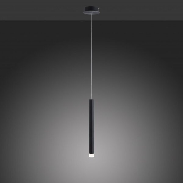 Leuchten Direkt 15202-18 - Lampadario LED su filo BRUNO LED/4,8W/230V nero