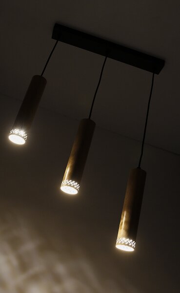 Lampadario su filo TUBO 3xGU10/25W/230V
