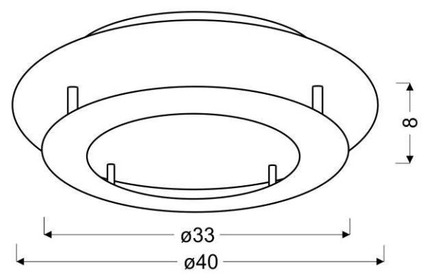 Plafoniera LED MERLE LED/18W/230V