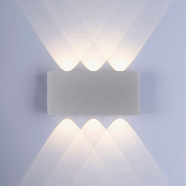 Paul Neuhaus 9488-21 - Applique LED da esterno CARLO 6xLED/0,8W/230V IP54