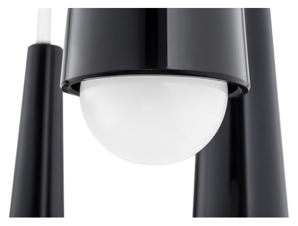 Argon 2103 - Lampadario su filo HOLLYWOOD 5xE14/7W/230V nero