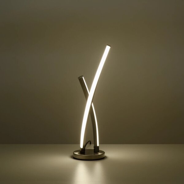 Leuchten Direkt 11991-55-LED RGB Lampada da tavolo dimmerabile SWING LED/9,5W/230V+ TC