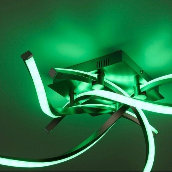 Leuchten Direkt 11995-55 - Lampadario LED RGB dimmerabile SWING LED/24,4W/230V + TC