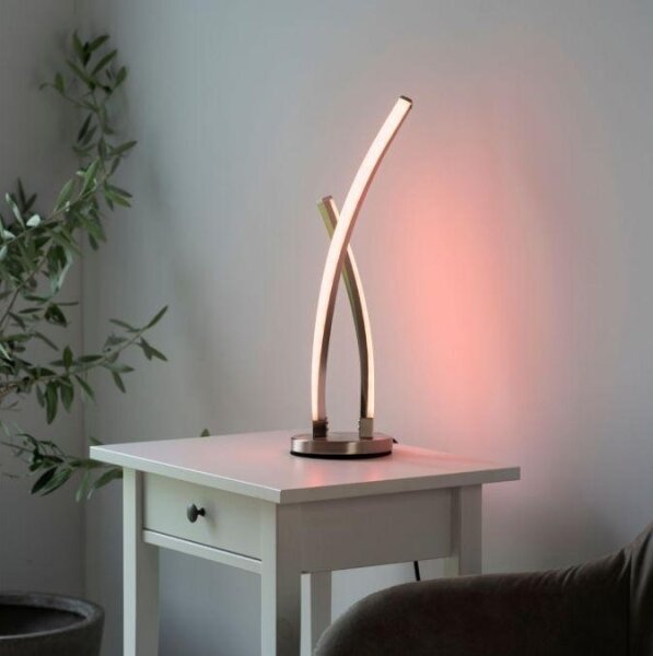 Leuchten Direkt 11991-55-LED RGB Lampada da tavolo dimmerabile SWING LED/9,5W/230V+ TC