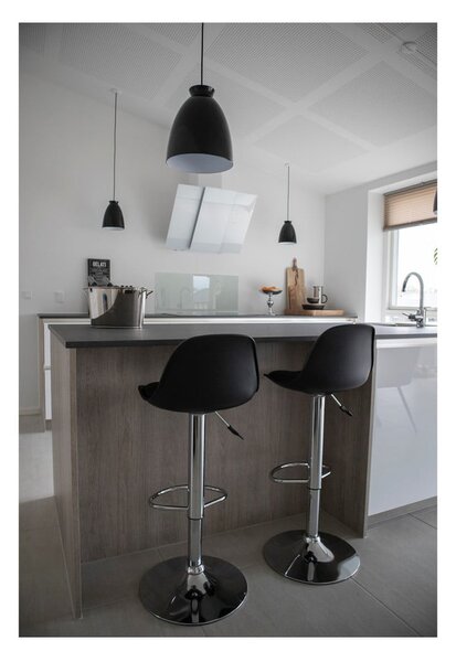Set di 2 sgabelli girevoli da bar neri da 82 cm Trondheim - House Nordic