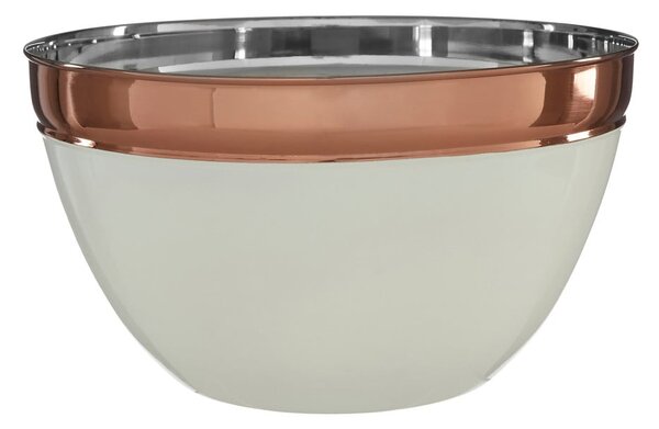 Ciotola in acciaio inox in rame e beige ø 26 cm Prescott - Premier Housewares