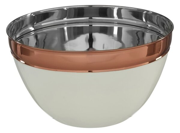 Ciotola in acciaio inox in rame e beige ø 26 cm Prescott - Premier Housewares