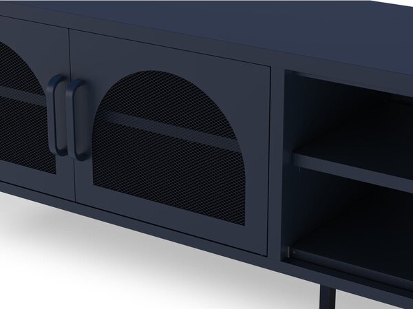 Mobile TV blu scuro 160x50 cm Diora - Marckeric