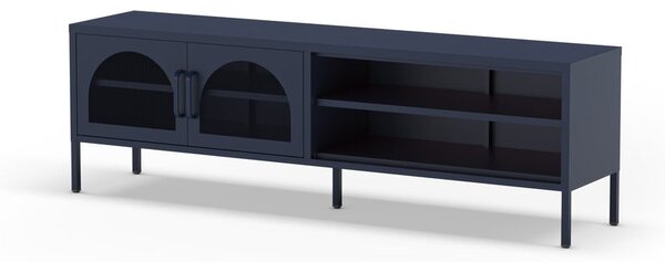 Mobile TV blu scuro 160x50 cm Diora - Marckeric