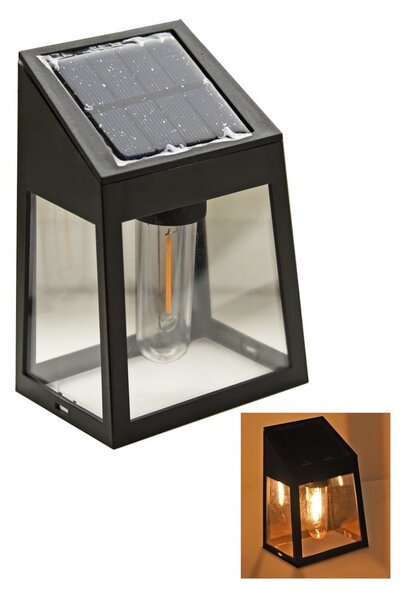 Lampada solare a LED per esterni (altezza 14 cm) - Garden Pleasure