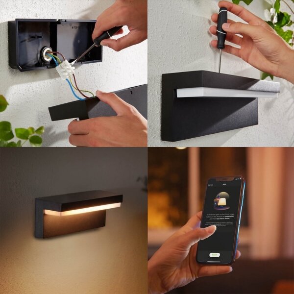 Philips 17456/30/P7 - LED RGB Applique da esterno Hue NYRO LED/13,5W/230V
