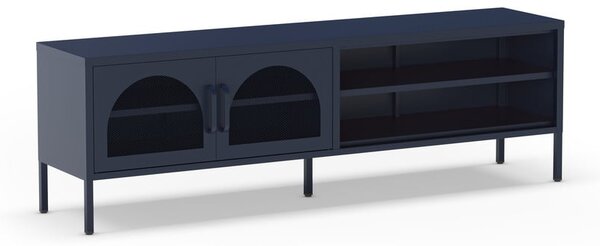 Mobile TV blu scuro 160x50 cm Diora - Marckeric