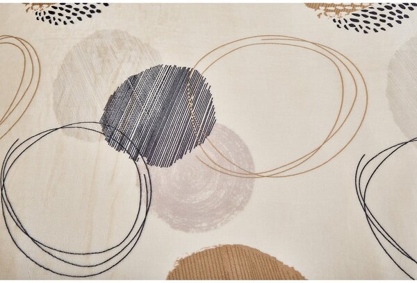 Biancheria da letto marrone chiaro in micropile per letto singolo 140x200 cm Circles – My House