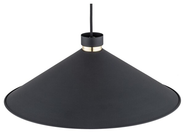Argon 4695 - Lampadario su corda NASHVILLE 1xE27/15W/230V nero