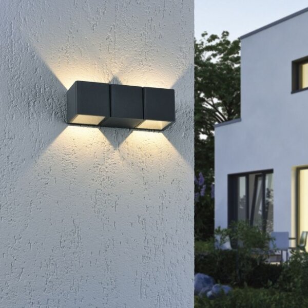 Paul Neuhaus 9658-13 - Applique LED da esterno MARCEL 2xLED/4W/230V IP54