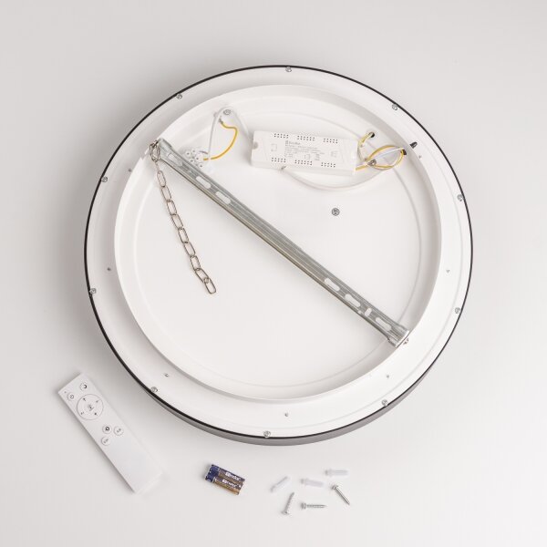 Brilagi - Plafoniera LED dimmerabile LED/40W/230V 3000-6500K nera + telecomando