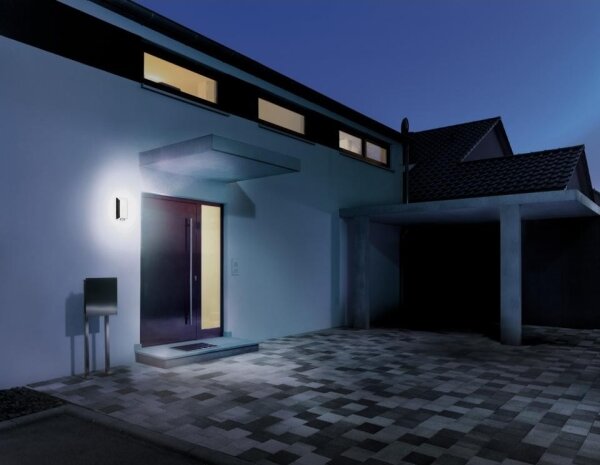 Steinel 068899-Lampada da esterno con sensore L 30 S 1xE27/60W/230V IP44 antracite