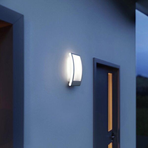 Steinel 065782 - Lampada da esterno con sensore crepuscolare 1xE27/60W/230V IP44