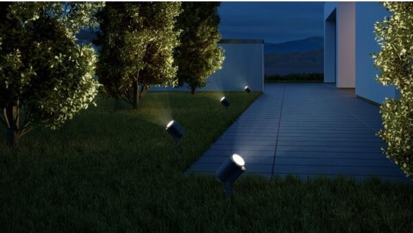 Steinel 068660 - Lampada da esterno a LED SPOT GARDEN 1xGU10/6,7W/230V IP44 antracite
