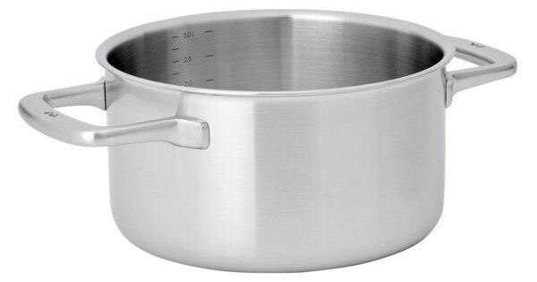 Pentola in acciaio inox con coperchio incluso per induzione 3 l Lucca 3.0 – FABINI
