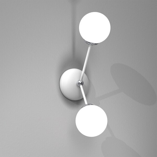 Applique JOY 2xE14/40W/230V bianco/cromo lucido