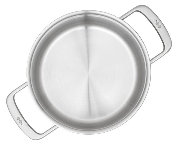 Pentola in acciaio inox con coperchio incluso per induzione 3 l Lucca 3.0 – FABINI
