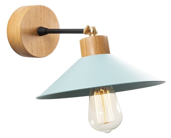 Lampada da parete turchese/di colore naturale ø 24 cm Manavgat – Opviq lights