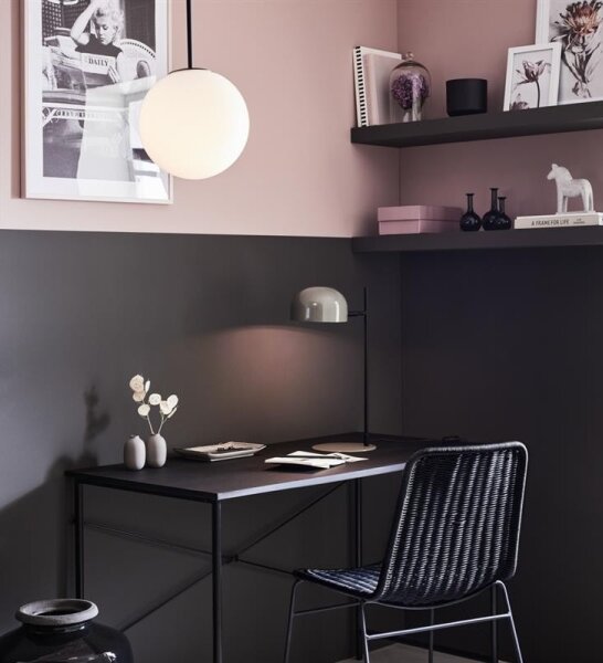 Markslöjd 108292 - Lampada da tavolo POSE 1xE14/25W/230V grigia