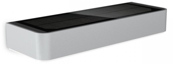 Steinel 052652-LED Lampada solare con sensore LED/1,5W 2x2000mAh IP44 argento