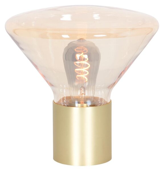 Lampada da tavolo - ambra - Ambiance - vetro metallo - Ø 26cm - E27 - 3401ME - Steinhauer