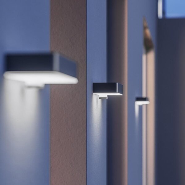 Steinel 052652-LED Lampada solare con sensore LED/1,5W 2x2000mAh IP44 argento