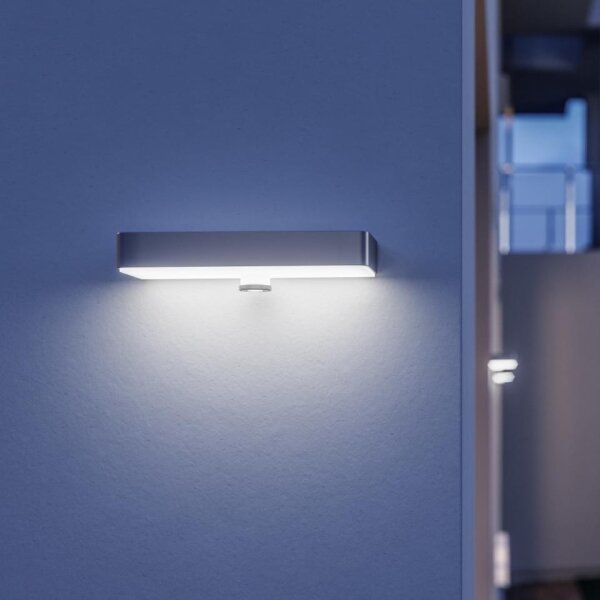 Steinel 052652-LED Lampada solare con sensore LED/1,5W 2x2000mAh IP44 argento