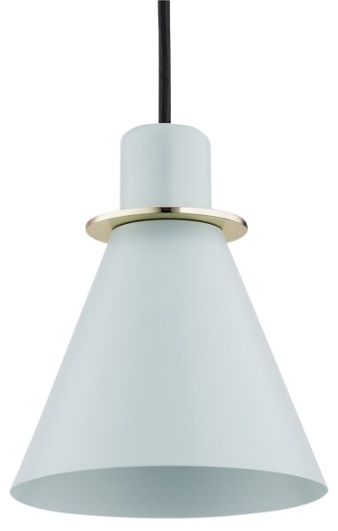 Argon 4682 - Lampadario su filo BEVERLY 1xE27/15W/230V blu/oro