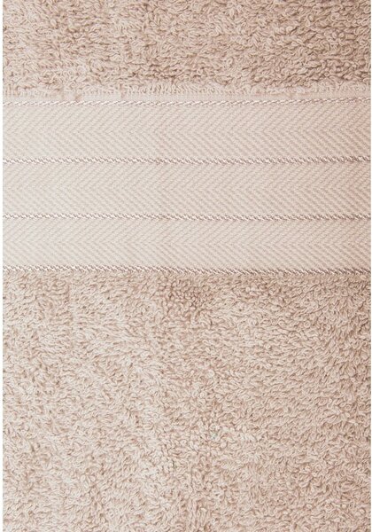 Set di 4 asciugamani in spugna di cotone beige 50x100 cm - Good Morning