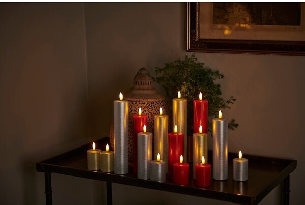 Candela a LED (altezza totale 15 cm) Sille – Sirius
