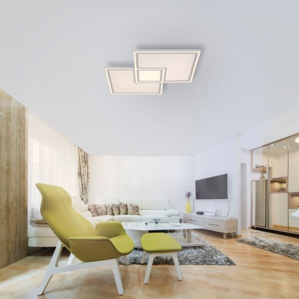Leuchten Direkt 14855 - Plafoniera a 16 LED dimmerabile EDGING LED/51W/230V + TC