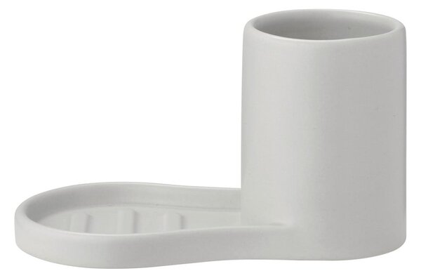Supporto per detersivo grigio chiaro in gres Piro – Blomus