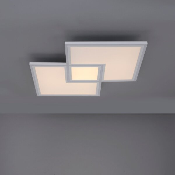 Leuchten Direkt 14855 - Plafoniera a 16 LED dimmerabile EDGING LED/51W/230V + TC