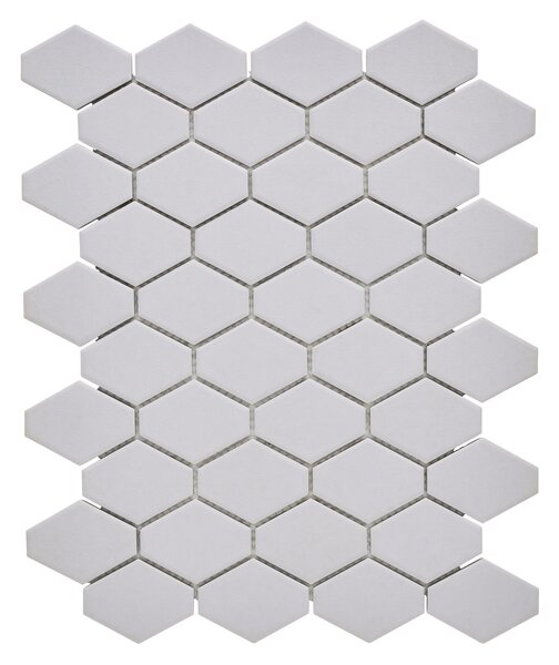 Mosaico ceramica Flake Grey Mat grigio sp. 6 mm