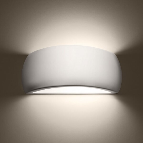 Sollux SL.1025 - Applique PONTIUS 1xG9/40W/230V bianco lucido