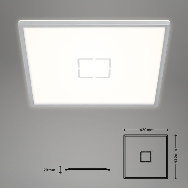 Briloner 3393-014 - Plafoniera LED FREE LED/22W/230V 42x42 cm