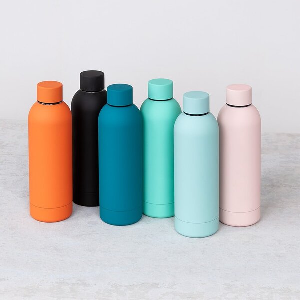 Bottiglia nera in acciaio inox 500 ml - Rex London