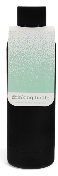 Bottiglia nera in acciaio inox 500 ml - Rex London